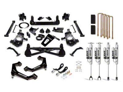 Cognito Motorsports 7-Inch Performance Suspension Lift Kit with FOX PSRR 2.0 Shocks (20-23 Sierra 3500 HD)