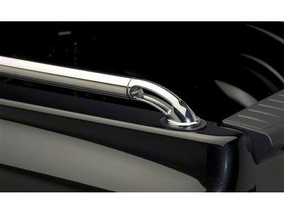 Putco Locker Side Bed Rails; Stainless Steel (15-19 Silverado 3500 HD)