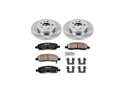 PowerStop OE Replacement 8-Lug Brake Rotor and Pad Kit; Front (20-23 Sierra 2500 HD)