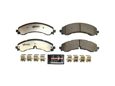 PowerStop Z36 Extreme Truck and Tow Carbon-Fiber Ceramic Brake Pads; Front or Rear Pair (20-23 Silverado 2500 HD)