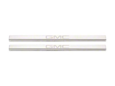 Putco Stainless Steel Door Sills with GMC Etching (20-23 Sierra 2500 HD Regular Cab, Double Cab)