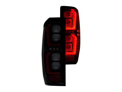 OLED Tail Lights; Chrome Housing; Smoked Lens (19-23 Sierra 1500 w/ Factory LED Tail Lights)