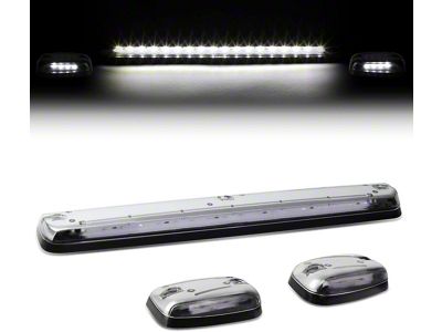 LED Cab Roof Lights; White (07-14 Silverado 2500 HD)