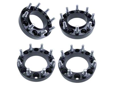 Titan Wheel Accessories 2-Inch Hubcentric Wheel Spacers; Set of Four (07-10 Sierra 2500 HD)