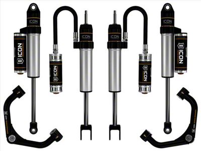 ICON Vehicle Dynamics 0 to 2-Inch Suspension Lift System with Tubular Upper Control Arms; Stage 2 (20-23 Silverado 3500 HD)