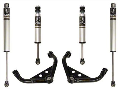 ICON Vehicle Dynamics 0 to 2-Inch Suspension Lift System; Stage 2 (07-10 Silverado 3500 HD)