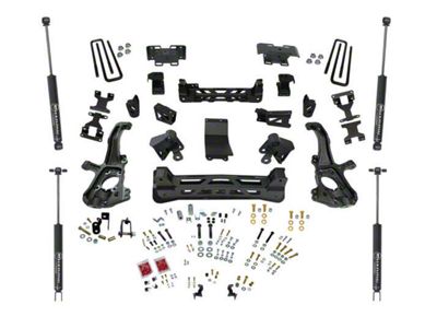 SuperLift 6-Inch Knuckle Suspension Lift Kit with Shadow Shocks (20-23 Silverado 3500 HD SRW w/o MagneRide)