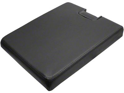 Center Console Lid; Black (07-14 Sierra 2500 HD w/ 40/20/40 Split Bench Seat)