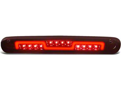 LED Third Brake Light with Sequential Brake Lights; Red Housing; Smoked Lens (07-14 Sierra 2500 HD)