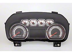 US Speedo Stainless Edition Gauge Face; MPH; Red (15-19 6.6L Duramax Silverado 3500 HD)