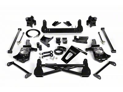 Cognito Motorsports 7 to 9 Inch Non-Torsion Bar Drop Front Suspension Lift Kit (11-19 4WD Sierra 3500 HD w/ Stabilitrak)