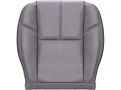 Replacement Bottom Seat Cover; Driver Side; Dark Titanium/Gray Vinyl (07-14 Sierra 2500 HD)