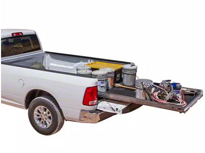 DECKED CargoGlide Bed Slide, 70% Extension; 1,500 lb. Payload (07-23 Silverado 2500 HD w/ 6.50-Foot & 6.90-Foot Standard Box)