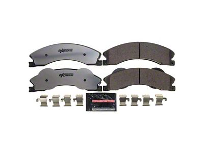 PowerStop Z36 Extreme Truck and Tow Carbon-Fiber Ceramic Brake Pads; Rear Pair (12-14 Silverado 2500 HD)