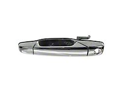 Exterior Door Handle with Key Hole; Front; Driver Side; Chrome (07-14 Sierra 2500 HD)