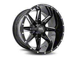 Hardrock Offroad Hardcore Gloss Black Milled 8-Lug Wheel; 20x12; -44mm Offset (07-10 Sierra 2500 HD)