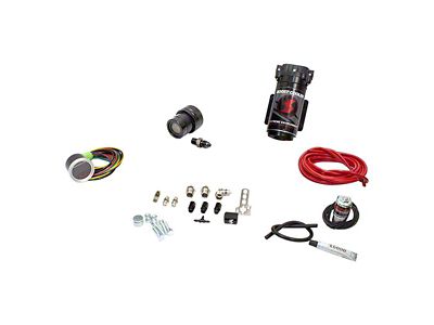 Snow Performance Stage 2.5 Boost Cooler without Tank; Red High Temp Nylon Tubing (07-23 6.6L Duramax Sierra 2500 HD)