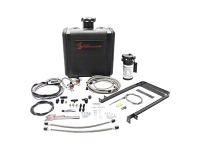 Snow Performance Stage 3 Boost Cooler with Tank; Stainless Steel Braided Line (07-23 6.6L Duramax Sierra 2500 HD)