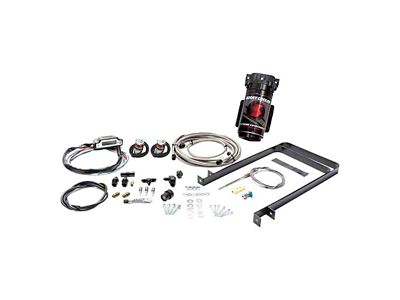 Snow Performance Stage 3 Boost Cooler without Tank; Stainless Steel Braided Line (07-23 6.6L Duramax Sierra 2500 HD)