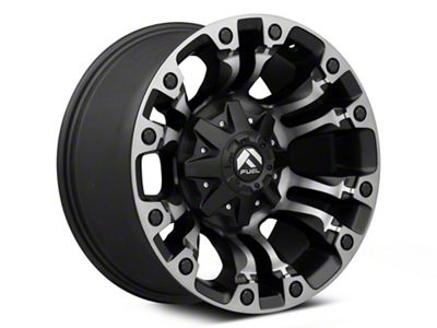 Fuel Wheels Vapor Matte Black with Gray Tint 8-Lug Wheel; 18x9; 20mm Offset (15-19 Silverado 2500 HD)