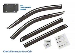 Goodyear Car Accessories Tape-On Window Deflectors (20-23 Sierra 2500 HD Crew Cab)