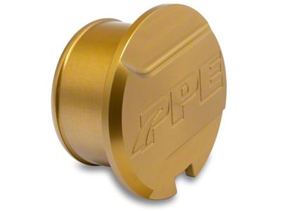 PPE Resonator Delete Plug; Gold (17-23 6.6L Duramax Sierra 3500 HD)