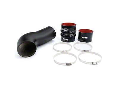 PPE Turbo Inlet Upgrade Kit; Black (20-23 6.6L Duramax Sierra 2500 HD)