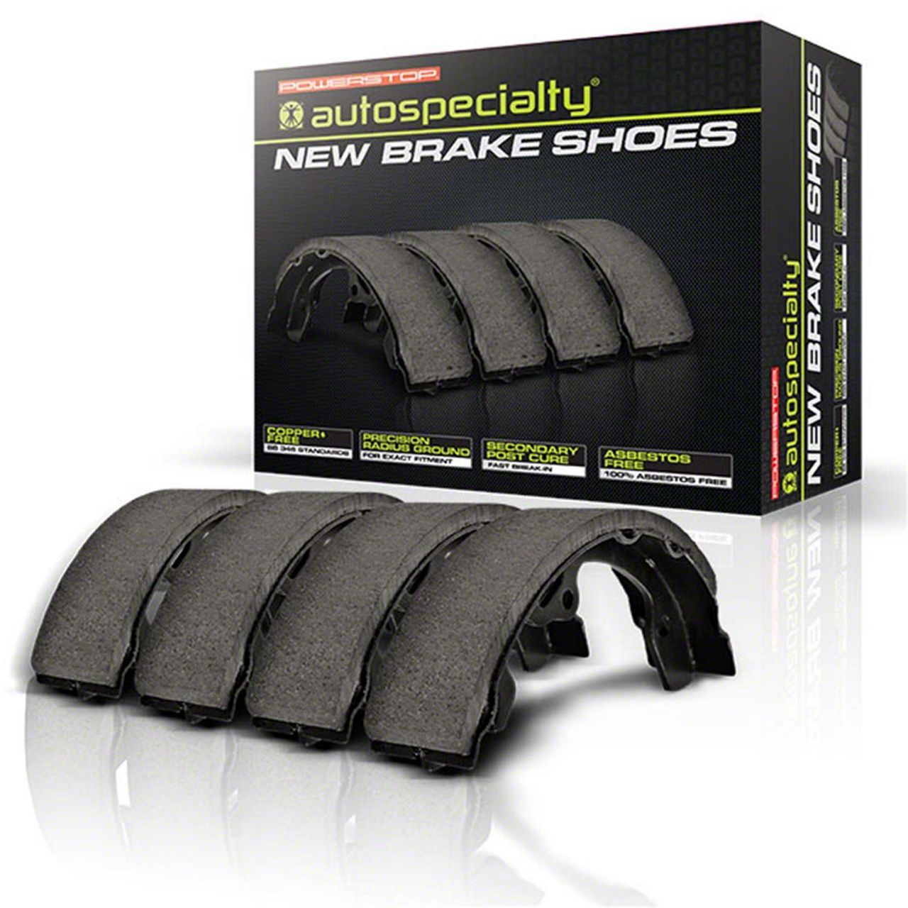 PowerStop Silverado 3500 Autospecialty Parking Brake Shoes; Rear B1117