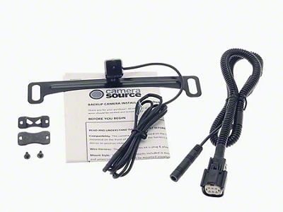 Camera Source Plug and Play Camper Mini Camera Kit; 15-Foot Cable (2015 Sierra 3500 HD w/ Factory Backup Camera & Intellilink System