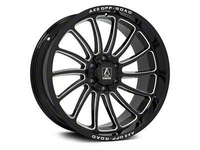 Axe Wheels Chronus Gloss Black Milled 8-Lug Wheel; 22x10; -19mm Offset (10-18 RAM 2500)