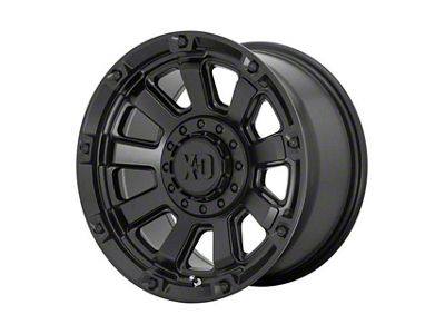 XD Gauntlet Satin Black 8-Lug Wheel; 20x9; 0mm Offset (07-10 Silverado 2500 HD)