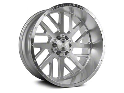 Axe Wheels AX2.1 Silver 8-Lug Wheel; 20x12; -44mm Offset (15-19 Sierra 2500 HD)