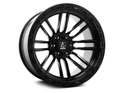 Axe Wheels Icarus Satin Black 8-Lug Wheel; 20x9.5; 15mm Offset (15-19 Sierra 2500 HD)