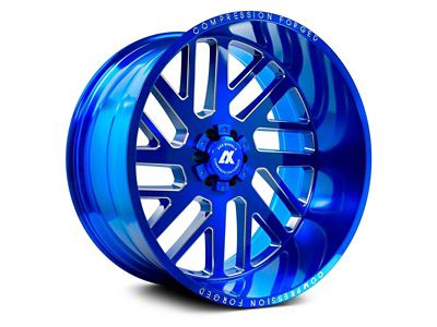 Axe Wheels AX2.7 Candy Blue 8-Lug Wheel; 22x12; -44mm Offset (10-18 RAM 2500)