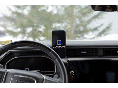 Direct Fit Phone Mount with MagSafe Magnetic Charging Head (2024 Sierra 2500 HD Denali)