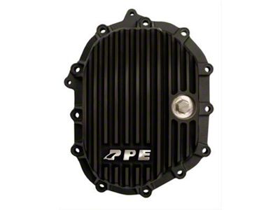 PPE Heavy-Duty Aluminum Front Differential Cover; Black (11-23 Sierra 2500 HD)