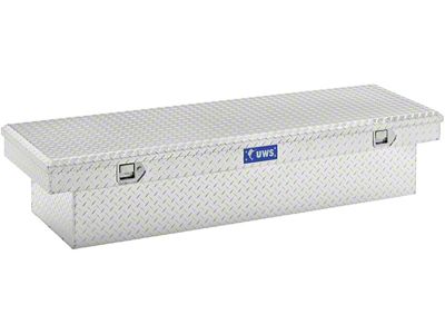 UWS 69-Inch Aluminum Crossover Tool Box; Bright (97-23 F-150 Styleside w/ 6-1/2-Foot & 8-Foot Bed)