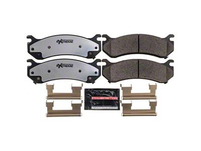 PowerStop Z36 Extreme Truck and Tow Carbon-Fiber Ceramic Brake Pads; Front Pair (99-06 Silverado 1500)