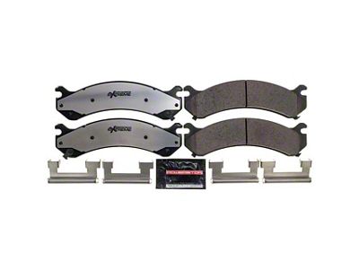 PowerStop Z36 Extreme Truck and Tow Carbon-Fiber Ceramic Brake Pads; Front Pair (07-10 Silverado 2500 HD)
