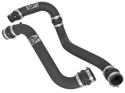 AFE BladeRunner 3-Inch Hot and Cold Charge Pipe Kit; Black (11-16 6.6L Duramax Sierra 2500 HD)