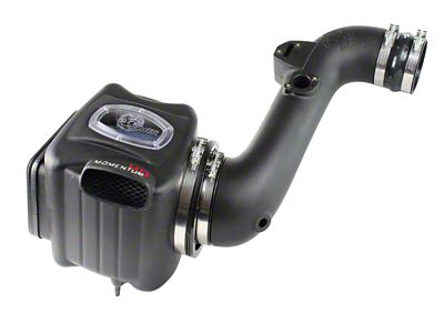 AFE Momentum HD Cold Air Intake with Pro 10R Oiled Filter; Black (11-16 6.6L Duramax Silverado 2500 HD)