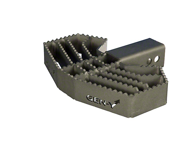 Gen-Y Hitch Heavy Duty Serrated 2.50-Inch Receiver Hitch Step; 500 lb. Capacity (Universal; Some Adaptation May Be Required)