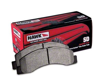 Hawk Performance SuperDuty Brake Pads; Rear Pair (07-10 Sierra 2500 HD SRW)