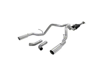 Flowmaster American Thunder Dual Exhaust System with Polished Tips; Side/Rear Exit (11-19 6.0L Silverado 2500 HD)