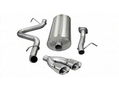 Corsa Performance Sport Single Exhaust System with Black Tips; Side Exit (07-10 6.0L Silverado 2500 HD)