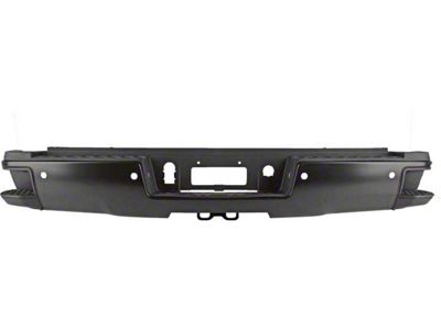 Replacement Rear Bumper Assembly (15-18 Sierra 2500 HD w/ Hitch Bar, w/ Park Aid, w/o Sensors; Excluding DRW)