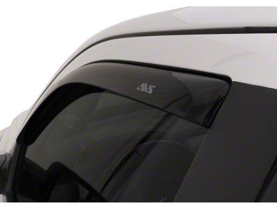 In-Channel Ventvisor Window Deflectors; Front and Rear; Dark Smoke (20-23 Silverado 3500 HD Double Cab)