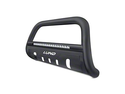 LED Bull Bar; Black (20-23 Sierra 2500 HD)
