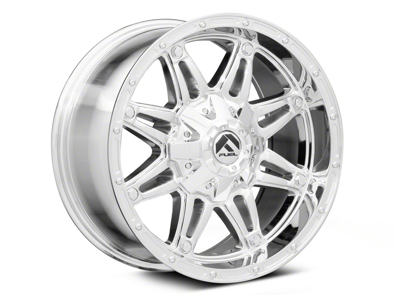 Fuel Wheels Hostage Chrome 8-Lug Wheel; 20x9; 1mm Offset (07-10 Silverado 2500 HD)