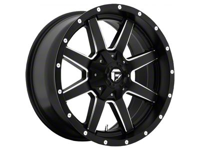Fuel Wheels Maverick Matte Black Milled 8-Lug Wheel; 18x9; 20mm Offset (10-18 RAM 2500)